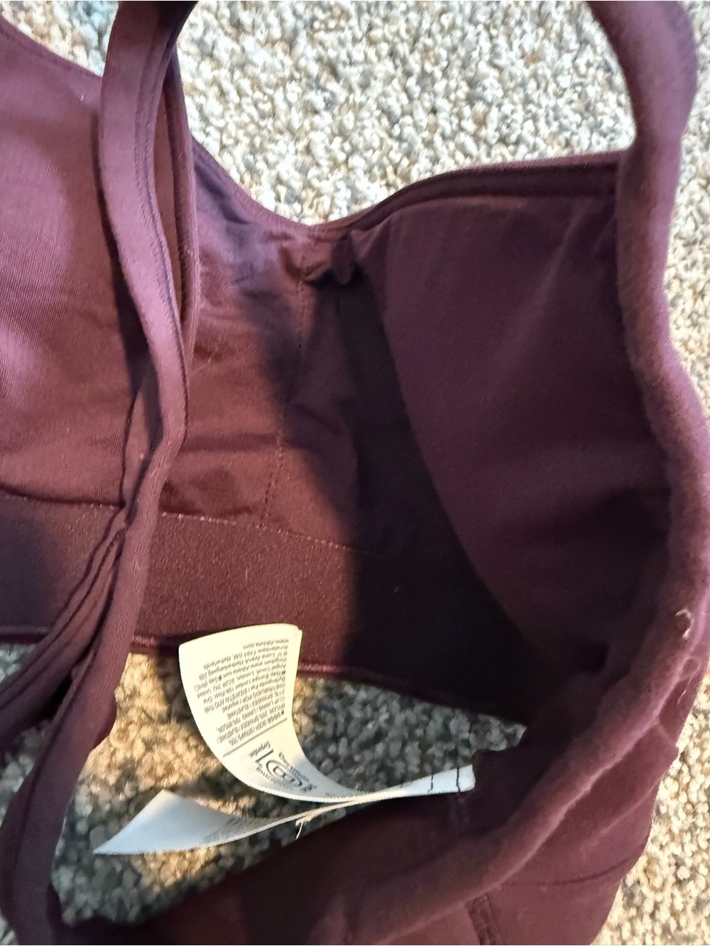 Athleta Maroon Sports Bra & Leggings Set - Picture 6 of 13